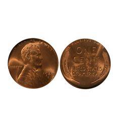 1948S USA One Cent-ANACSMS67Red