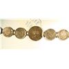 Image 1 : 1860-1927 Silver 7 Piece Coin Bracelet