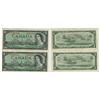 Image 1 : 1954 Bank of Canada *$1.00 Pair-F/VF