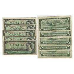 1954 Bank of Canada *$1's-F/VF