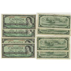 1954 Bank of Canada *OY $1's-F/VF
