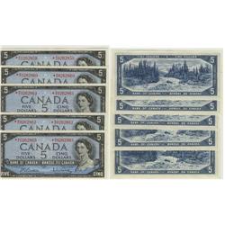 1954 Bank of Canada *$5 Sequence-Unc