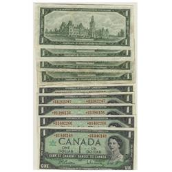 1967 Bank of Canada *$1's-VG/EF