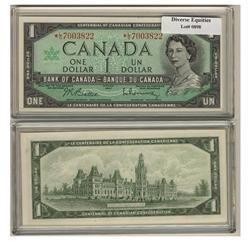 1967 Bank of Canada *$1-Unc