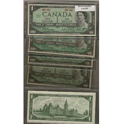 1967 Bank of Canada $1's-Unc