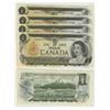 Image 1 : 1973 Bank of Canada*$1's Sequence-EF/AU