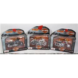 SEALED MAISTO 3 HARLEY DAVIDSON