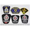 Image 1 : X6 VARIOUS POLICE SHOULDER FLASHES