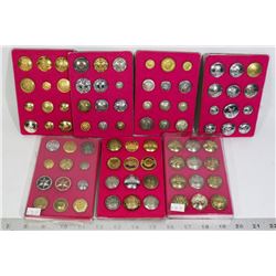 X84 LOT OF VARIOUS POLICE/ARMY BUTTONS