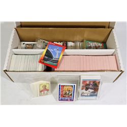 BOX OF OLD VARIOUS SPORTS CARDS