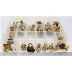 40 PC'S RED ROSE TEA PORCELAIN FIGURINES