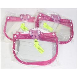 LOT OF 15 KIDS FACE SHIELDS