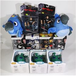 LARGE FLAT OF ASSORTED POP CULTURE COLLECTIBLES