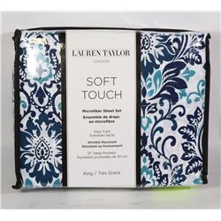 NEW KING SIZE MICROFIBER SHEET SET