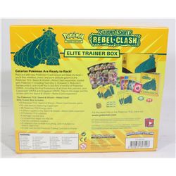 POKEMON NEW REBEL CLASH TRAINERS BOX