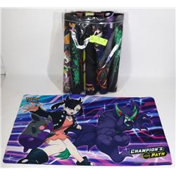 X10 POKEMON VARIOUS PLAY MATTS, NEW