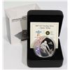 Image 1 : 2007 SILVER $25 OLYMPIC SKIING PR COIN