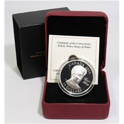 2011 SILVER CANADA $15 PRINCE HENRY COIN
