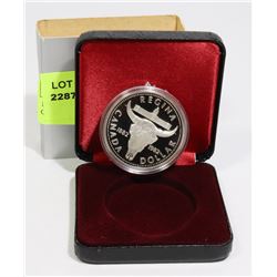 1982 SILVER CANADA $1 PR COIN IN CASE