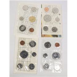 X4 RCM CANADA PL/UNC COIN SETS SEALED