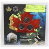 Image 1 : 2020 COLOURED CANADA 25 CENTS SET NEW