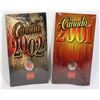 Image 1 : 2001-02 COLOURED CANADA 25c MINT COINS
