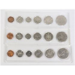 VARIOUS CANADA YEAR COIN SETS IN HOLDERS