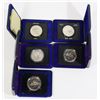 Image 1 : X5 OLD CANADA NICKEL DOLLARS IN CASES