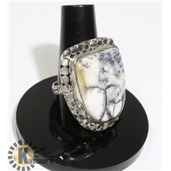 #5-DENDRITIC OPAL RING SIZE 9
