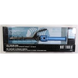 NEW HOT TOOLS TITANIUM COIL CURLING IRON