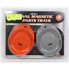 Image 1 : NEW 2PC OVAL MAGNETIC PARTS TRAYS