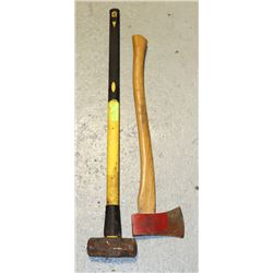 SLEDGE HAMMER & AXE
