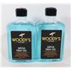 Image 1 : TWO BOTTLES OF WOODY'S FOR MEN MEGA FIRM GEL
