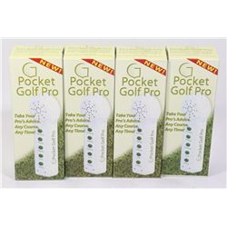 4 NEW SEALED POCKET GOLF PRO RECORDER