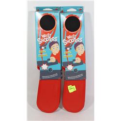 TWO PACKS OF WRIST SHOOTERS (HAND HOCKEY GAME)