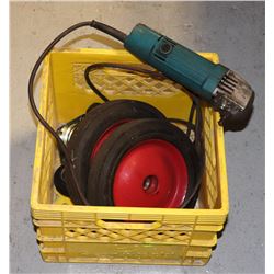 TOTE WITH CASTERS, WHEELS & MORE