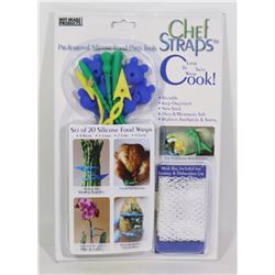 NEW PACK OF CHEF STRAPS (PROFESSIONAL SILICONE