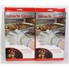 Image 1 : LOT OF TWO NEW MIRACLE GLOVE HOT SURFACE