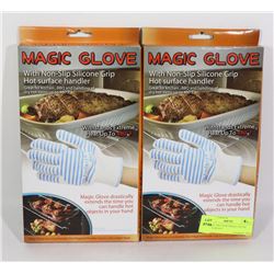 LOT OF TWO NEW MAGIC GLOVE HOT SURFACE