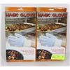Image 1 : LOT OF TWO NEW MAGIC GLOVE HOT SURFACE
