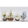 Image 1 : SET OF 4 FLOWER GLOBES