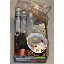 BOX OF BUILDING MATERIALS