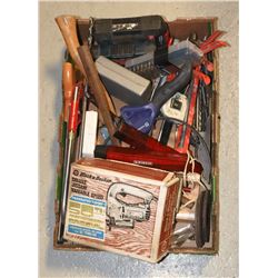 BOX OF GARAGE ITEMS