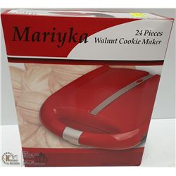 NEW WALNUT COOKIE MAKER - RED.