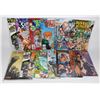 Image 1 : FLAT OF BAGGED ALL UNREAD COMICS SOME #1 ISSUES ET