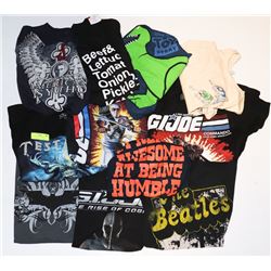 FLAT OF ASSORTED SIZE/ STYLE MENS T-SHIRTS