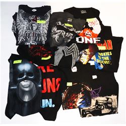 FLAT OF ASSORTED SIZE/ STYLE MENS T-SHIRTS
