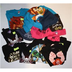 FLAT OF ASSORTED SIZE/ STYLE YOUTH T-SHIRTS