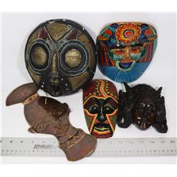 FLAT OF COLLECTIBLE MASKS