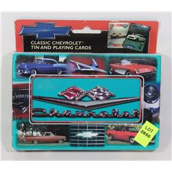 CHEVROLET PLAYING CARDS SET